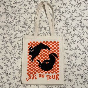 Harry Styles Love On Tour Bunny Tote Bag